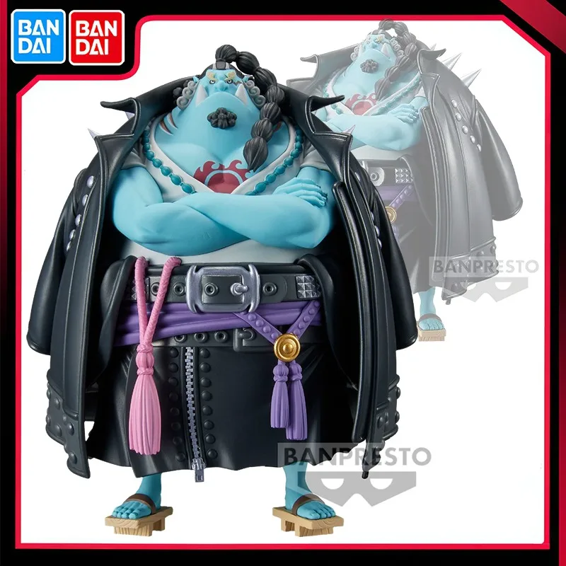 

Bandai Original Banpresto Japan Anime One Piece DXF Red Theatrical Version Jinbei PVC Action Figure Collectible Model Toys Doll