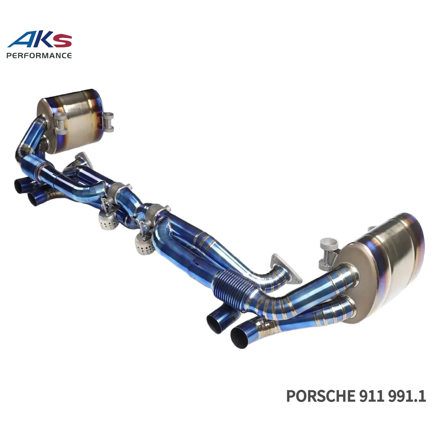 AKS Titanium Alloy Exhaust For Porsche 911 991.1 Exhaust System
