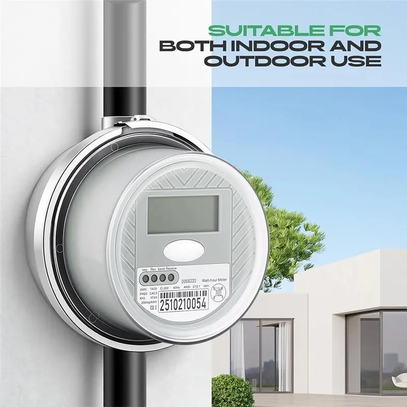 [NEWA08R】 Meter Socket 100A, 4-Jaw 240V Single Phase 3-Wire Meter Base With Horn For Overhead Or Underground Systems