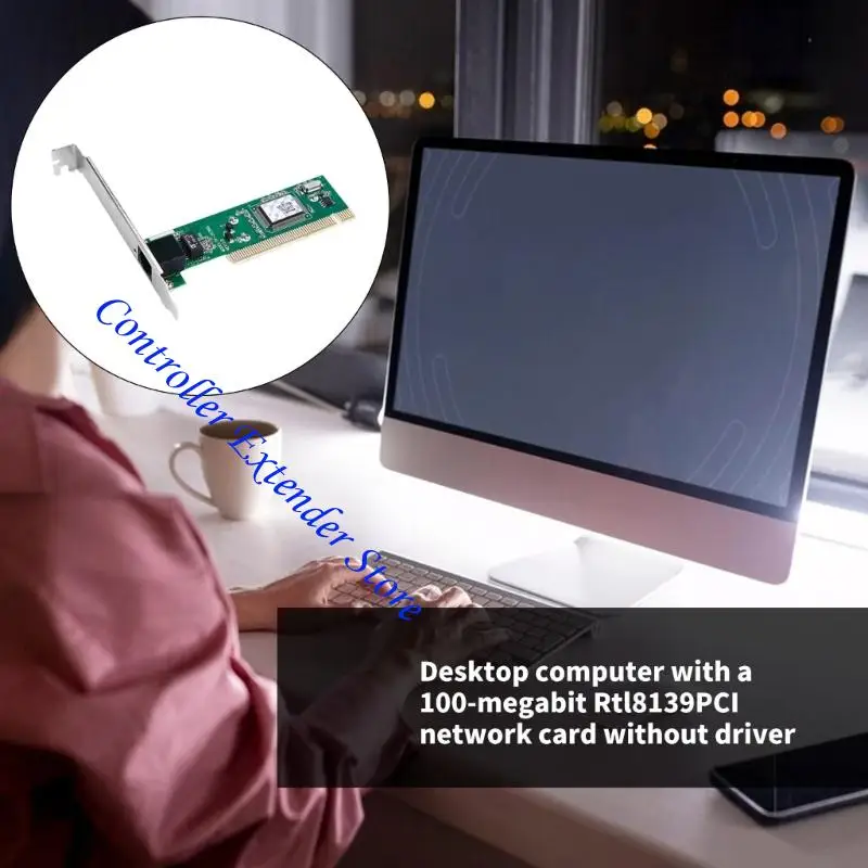 N84b заглушки и воспроизводить карту PCI Ethernet 100 Мбит / с быстро скоростные сетевые адаптеры для настольного ПК без