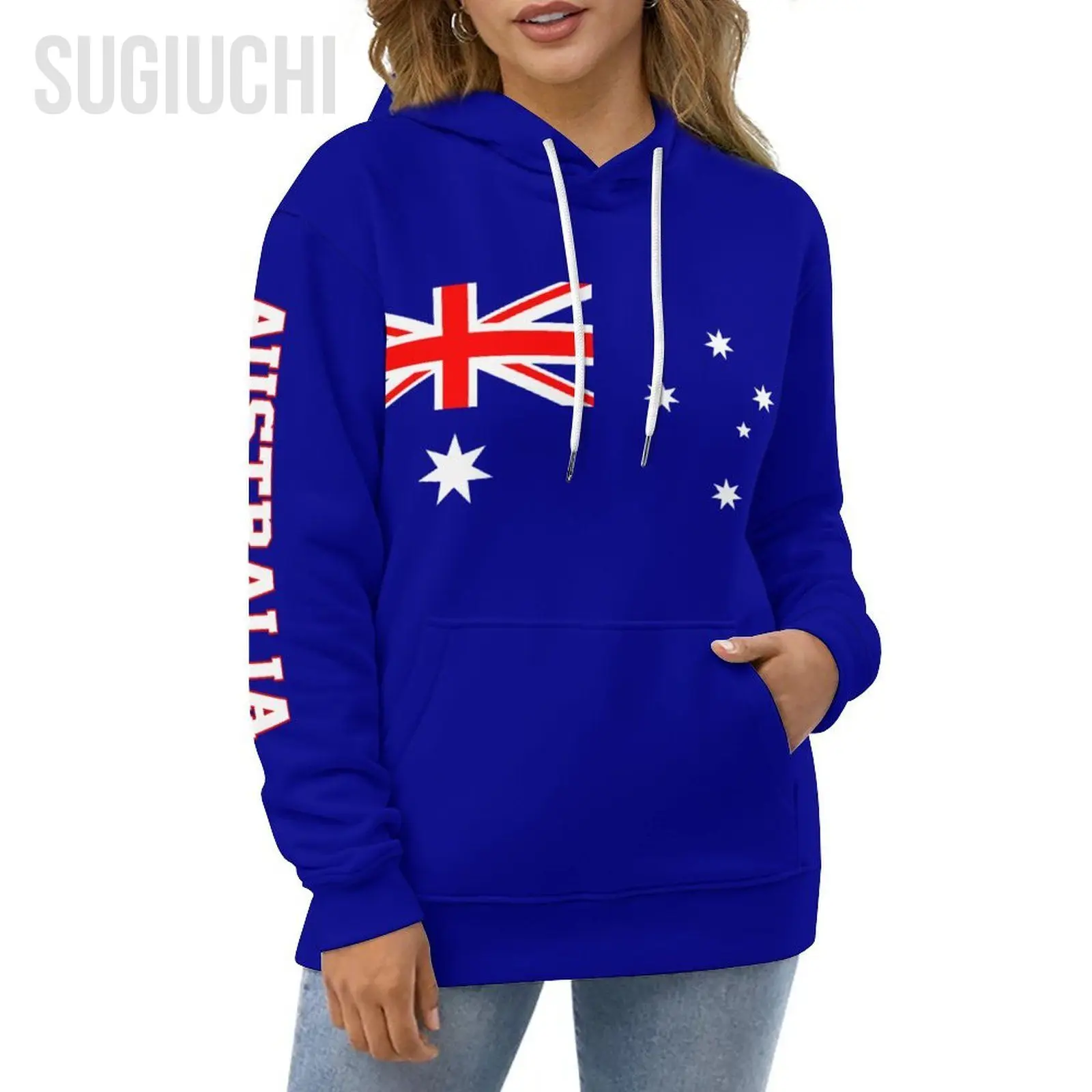 Unisex 3D Hoodie Australia Flag Men Women Polyester Harajuku Sweatshirt Pullover Hoodies Casual Cool