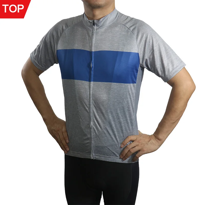 Men's Grey Bike Jersey, Short Sleeve Wear, MTB Road Jacket, Cycling Shirt, Motocross Top, Uniform Sweater, Downhill Cyclism