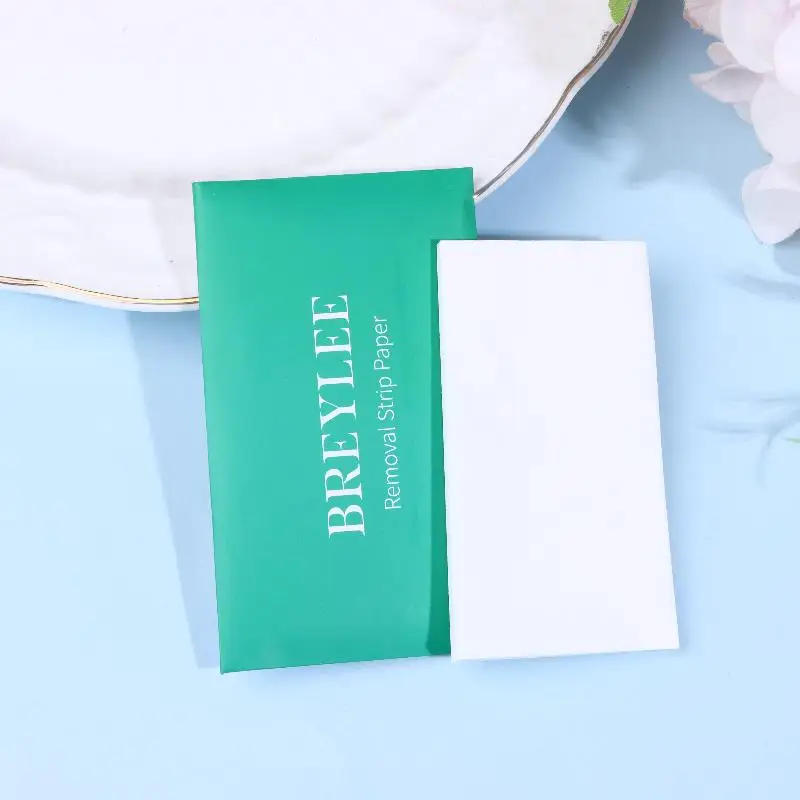 

100 шт. отрывных бумажных полосок для снятия масок для лица, инструмент для ухода за кожей BREYLEE, бумажные полоски для снятия масок, бумажные полоски для носовых масок