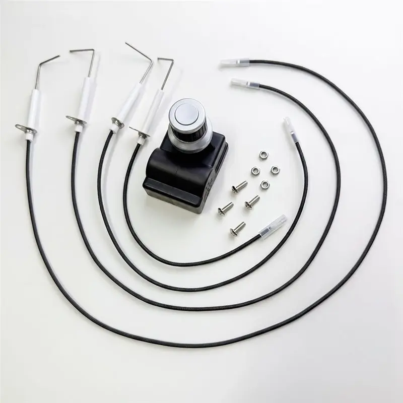 B06B-4-Electrode Pulse Igniter Replacement Kit - Reliable Igniter Spare Part For 28-Inch Outdoor Flat-Top Griddle