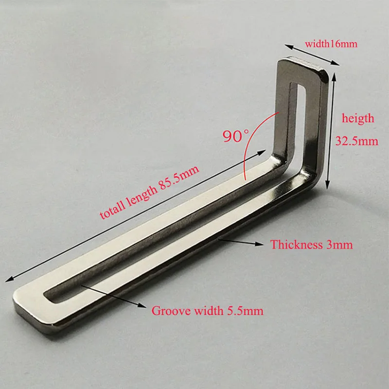 Nickel-plated Corner Bracket Adjustable 90 Degree L-Shaped Corner Brackets Angle Iron Connector Shelf Support Accessories 선반 앵글