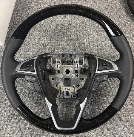 

Hot-selling ex-factory price car steering wheel carbon fiber sports steering wheel for 2010-2014 red