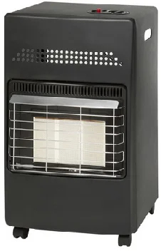 CE ODS Certified 4.2kw Infrared Gas Heater KF-002A - Portable Caster for Bedroom Bathroom Living Room and Outdoor Fast Heating