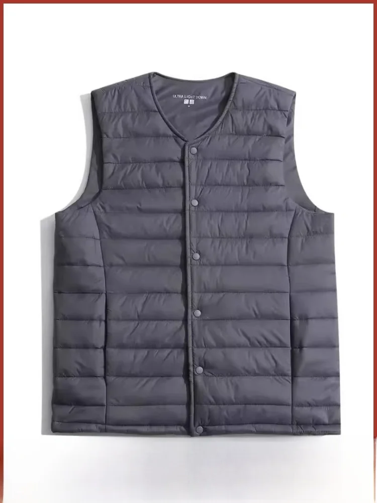

Lightweight Waterproof Windproof Men's Casual Vest Faionable Autumn Winter Busin Casual All-Match Innerwear Jaet