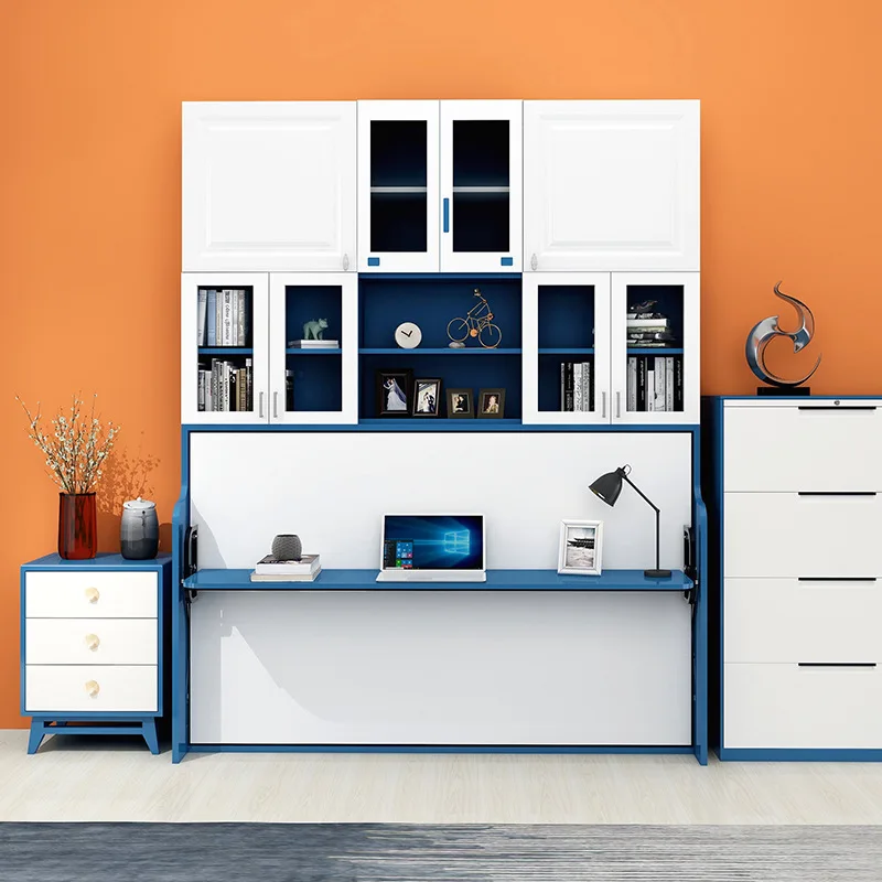 Multifunctional Rollover Table Ear Folding Invisible Thickened Keel Frame Murphy Wall Five Accessories