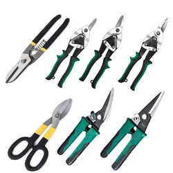 L69A Aviation Tin Snips for Cutting Metal Sheet Tin Cutting Shears Heavy Duty Metal Cutter Long Straight Cuts Metal Shears