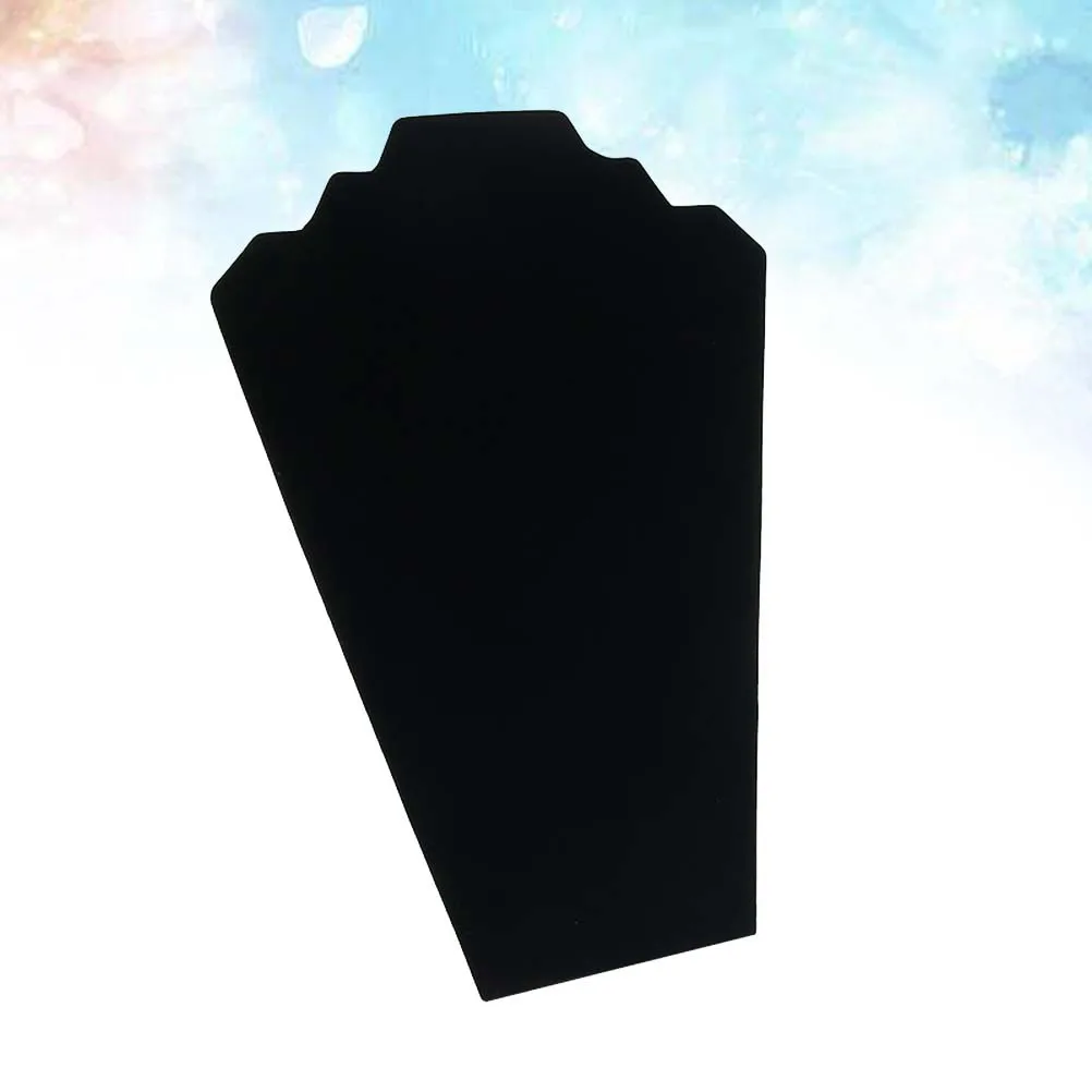 

1Pcs Black Collar Shape Necklace Display Board Jewelry Organizer Shelf Jewelry Storage Holder Pendant Display Stand for Bracelet