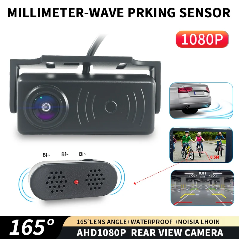 capteur-de-stationnement-a-ondes-millimetriques-12v-1080p-camera-de-recul-capteur-de-stationnement-alarme-de-recul-165-°-objectif-grand-angle-etanche-noisia-lhoin