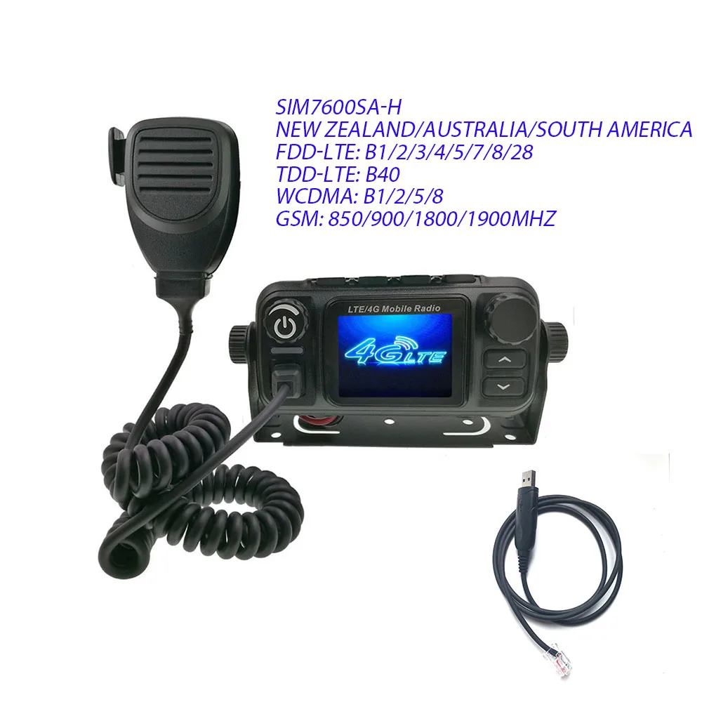 Imagem -04 - Rádio de Rede Anyzecu 3g 4g Lte Poc Estação de Rádio Móvel Pública Gps M7700-eh Usb Walkie Talkie só Trabalhar com Plataforma Ptt Real