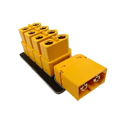 1PCS 200A Power Distribution Board 4 Channels XT60 Connector Male Female Plug 50mm PCB Welding Board Plate for RC Car Boat Parts