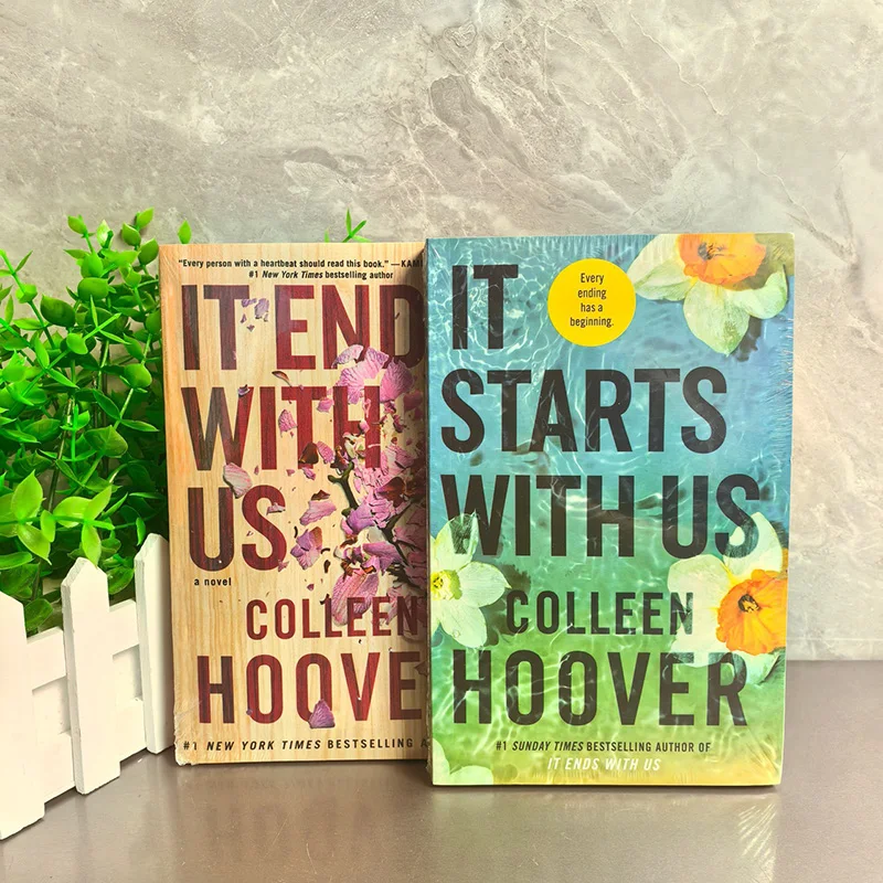 

Он заканчивается с нами + это начинается с нами Коллин Гувер (2 книги в комплекте) Английские книги Libros Livros