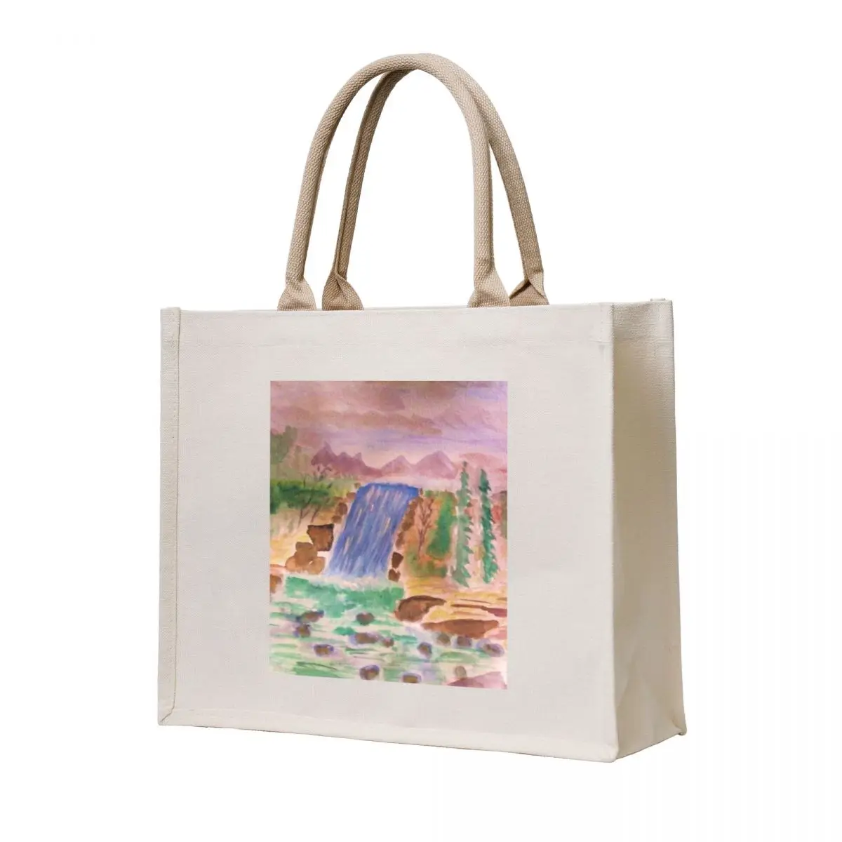 

Mountain Falls Tote Bag shopper bag women canvas hand bag ladies Lady bags Women's shopper