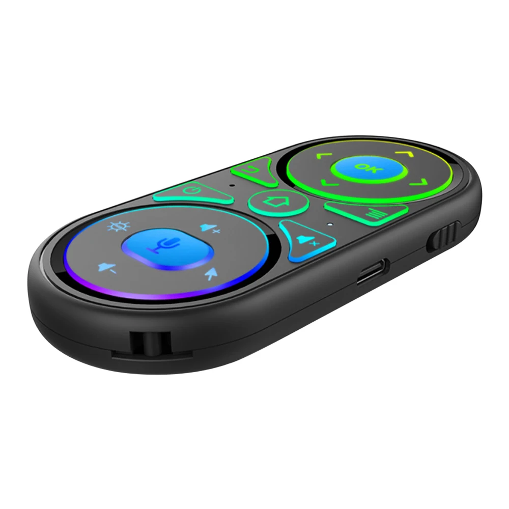 G11 Mini Air Mouse sterowanie głosowe 2.4G RGB z uniwersalnym inteligentnym pilotem do X96 H96 MAX A95X F3 TV, pudełko