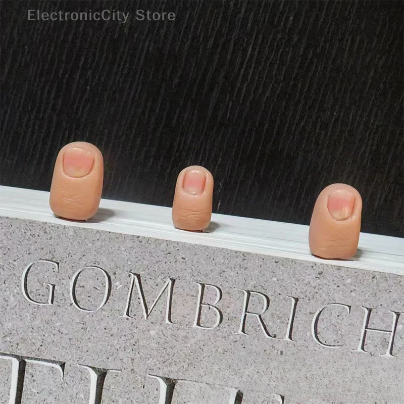 3Pcs 3D Resin Realistic Finger Bookmarks Decoration Simulation Finger Paper Clips Horror Halloween Gift Paperclip Bookmarks