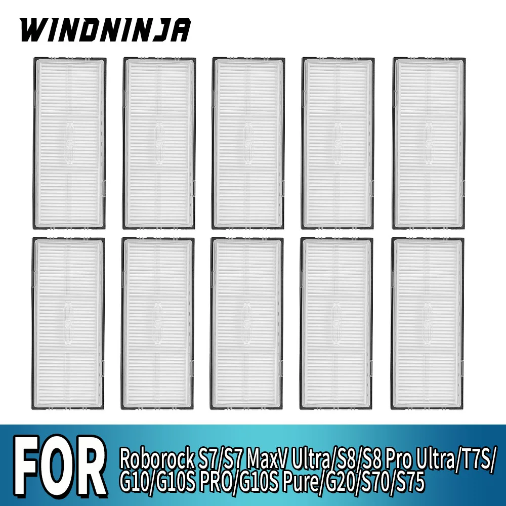 

HEPA-фильтр для роботов-пылесосов Roborock S7/S7 MaxV Ultra/S70/S75/S8/S8 Pro Ultra/T7S PLUS/G10S PRO/G20, запасные части