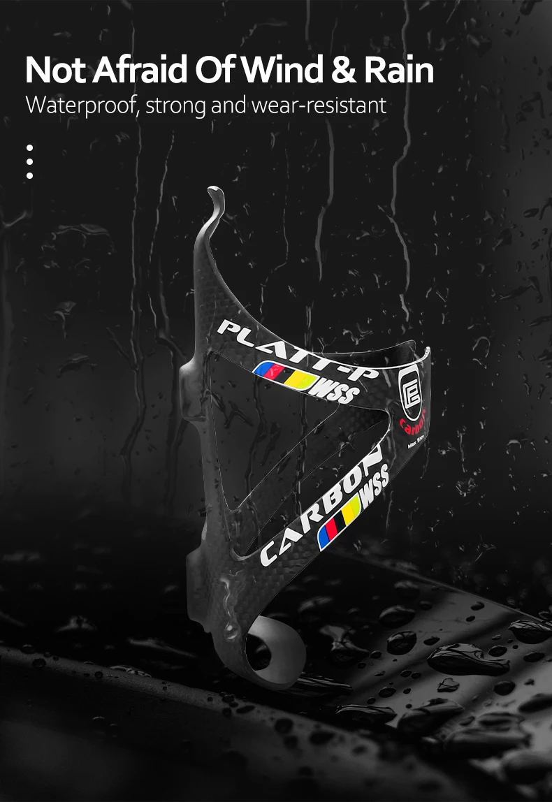 Volle Carbon Faser Fahrrad Ultralig Wasser Flasche Käfig MTB Rennrad Flasche Halter Fahrrad Ausrüstung – Detail 7