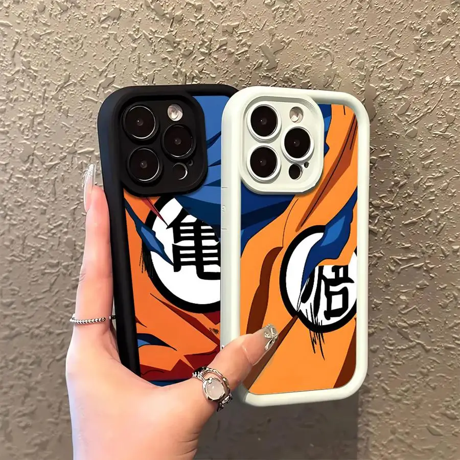 Goku Martial Arts Uniform Case for iPhone 16e 17 Air XS Max 15 16 14 Plus XR 13 12 11 Pro Max Soft Cover view 3