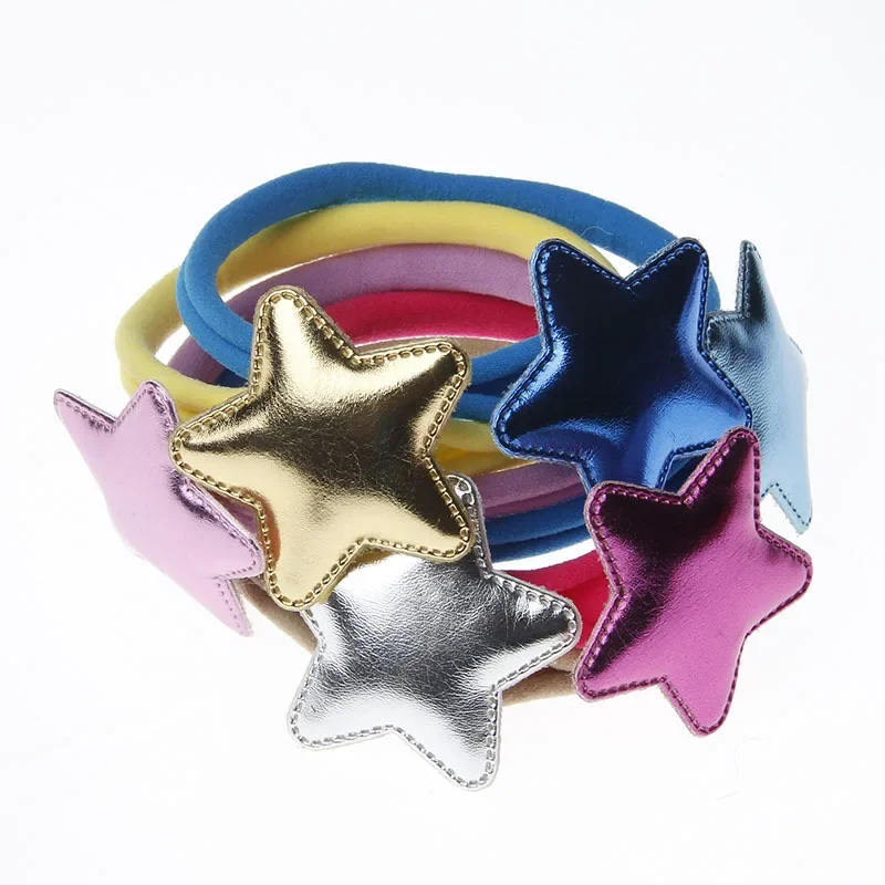 1PCS Pu Star Elastic Nylon Baby Kids Headband Newborn Hairbands Children Girls Photo Shoot Hair Accessories