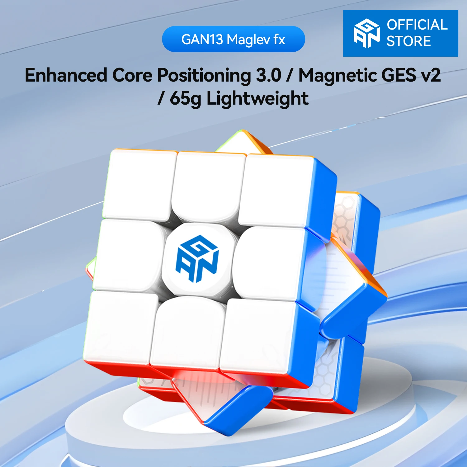 GAN13 Maglev fx, Magnetic Speed Cube 3x3 Stickerless 56mm Magnets Magic Cube Puzzle Toys, GAN 2022 Flagship