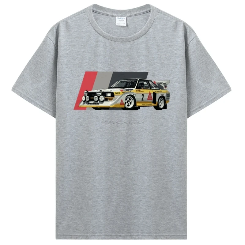 Sport S1 E2 Group B Rally Car Stig Blomqvist Mikkola and Walter T-Shirt Casual T Shirt Cotton Tops Men's Clothing Unisex Tshirt