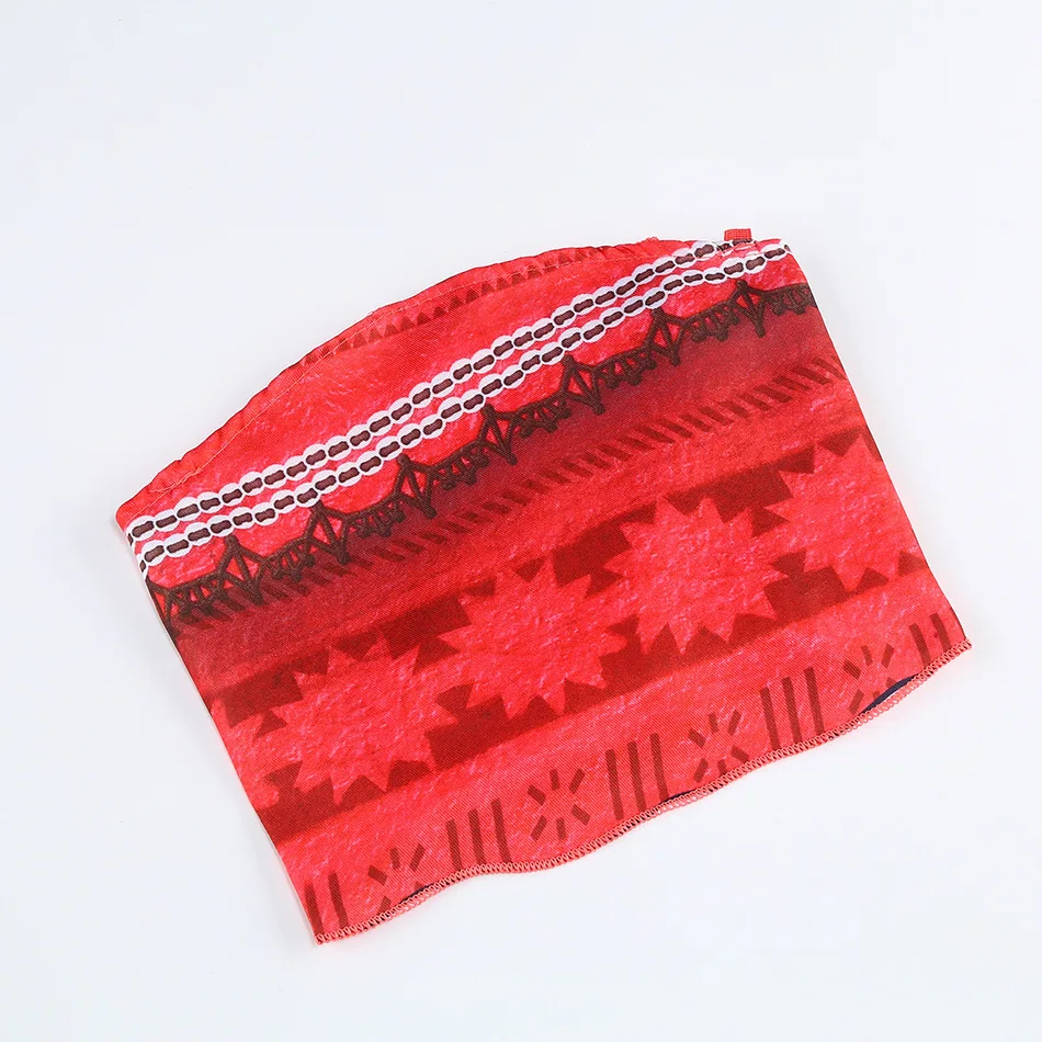 Disfraz de Moana Disfraz de Moana Falda de Moana Disfraz de Cosplay Falda de hierba de Moana Conjunto de 2 piezas