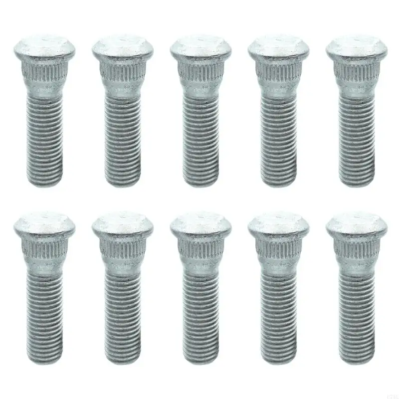 

U75E 10Pcs Wheel Studs Tire Lug Replacement Wheel Lug Studs Tire Hub Screw 12mmx1.5