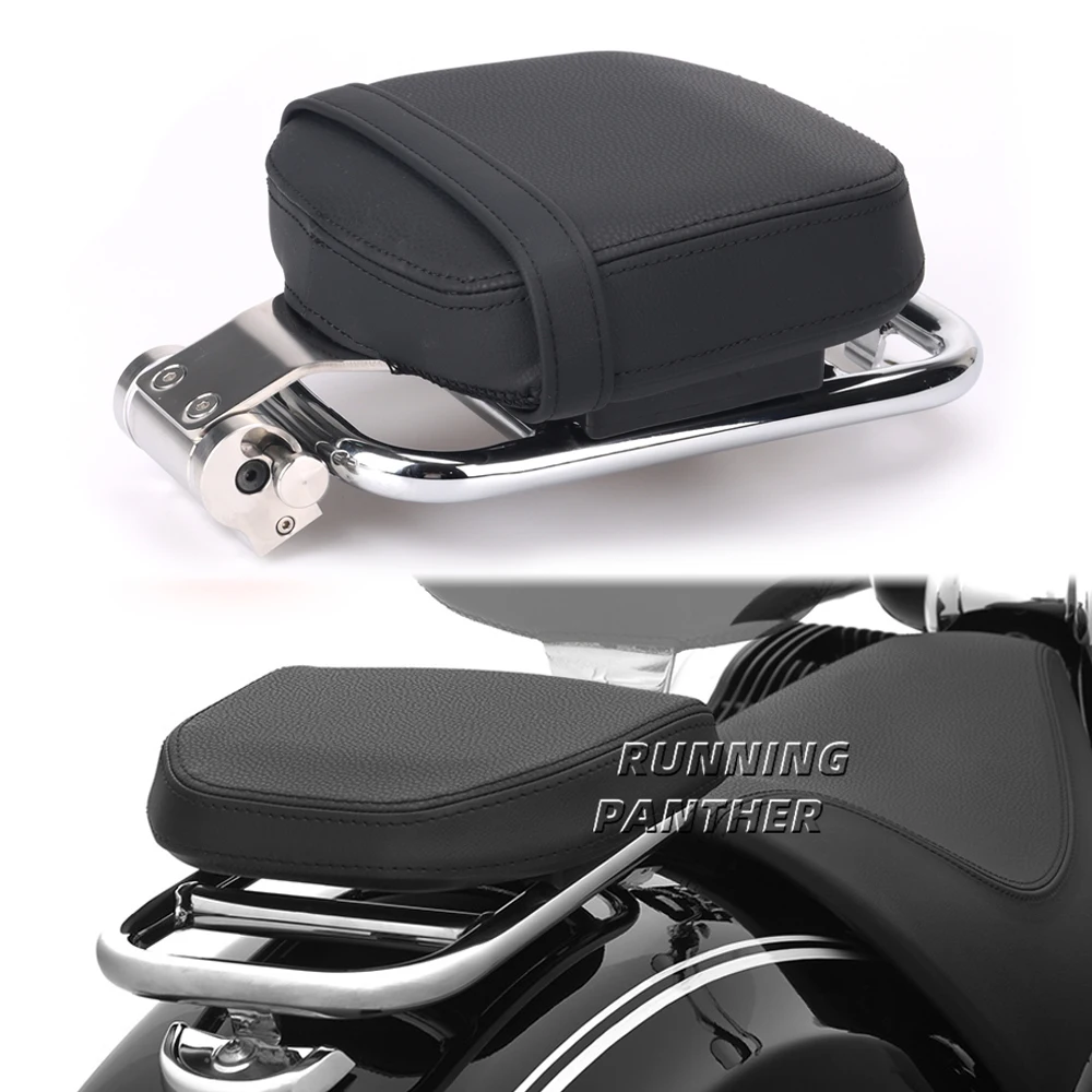 

For BMW R 18 R18 2020-2023 R18 Classic 2021- Motorcycle Rear Rider Foldable Backrest Cushion Back Rest Pillion Luggage Rack Pad