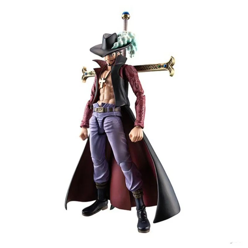 

Original Goods in Stock MegaHouse Mihawk Falkenauge Variable Action Heroes 18CM PVC Action Anime Figure Model Toys Doll Gift