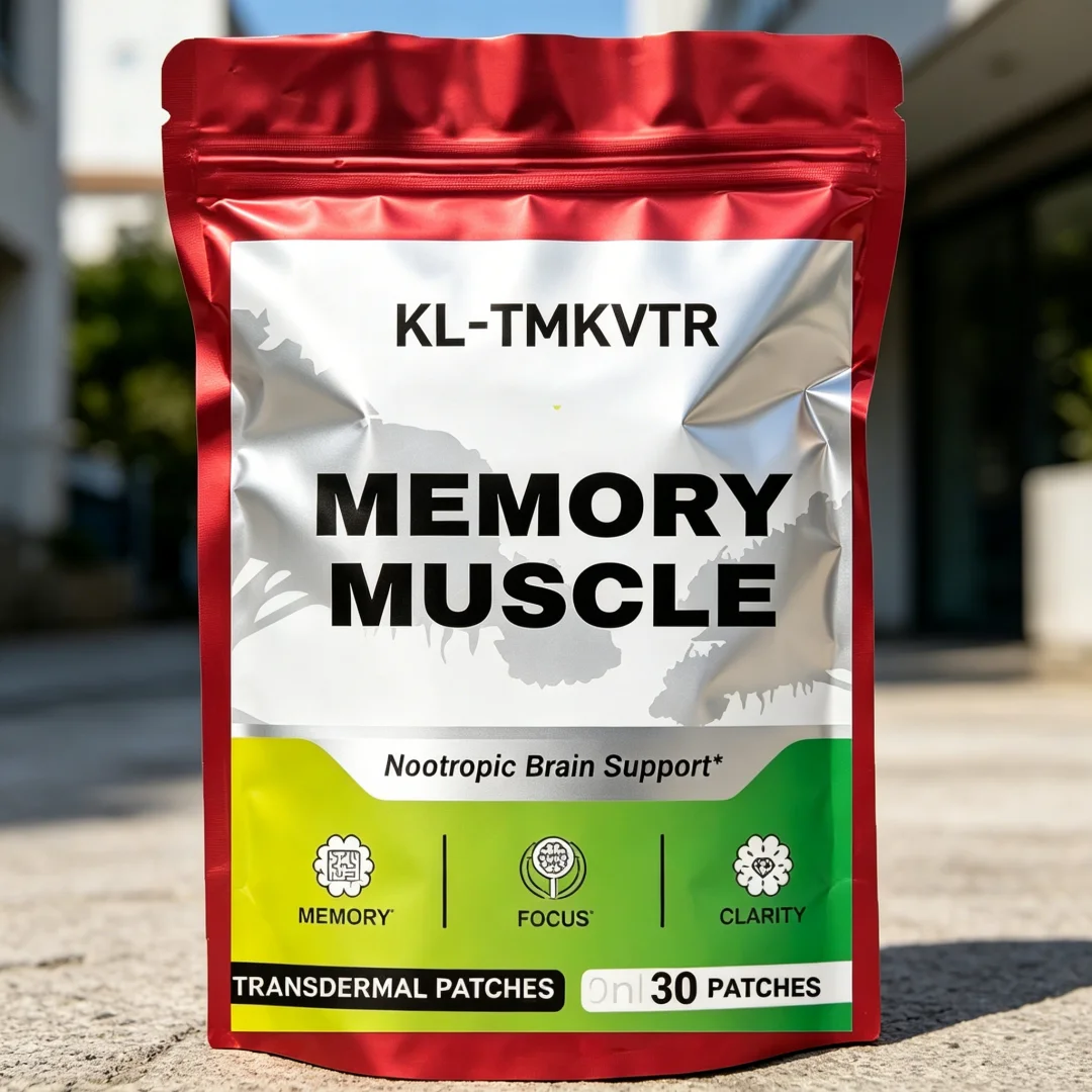 30 Patches Memory Muscle Transdermal Patches- Nootropic Brain Support for Memory, Enhanced Focus & Mental Clarity