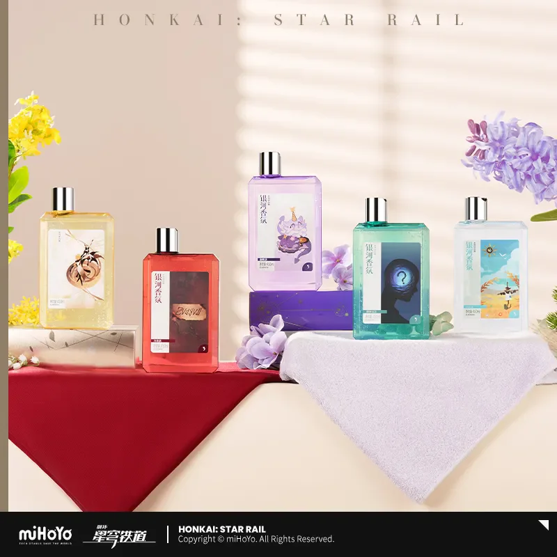 

[Подлинный] miHoYo Honkai Star Rail Galaxy Fragrance Series Гель для душа Mydei Feixiao Phainon Anaxa Мультяшный реквизит Косплей Рождественские подарки