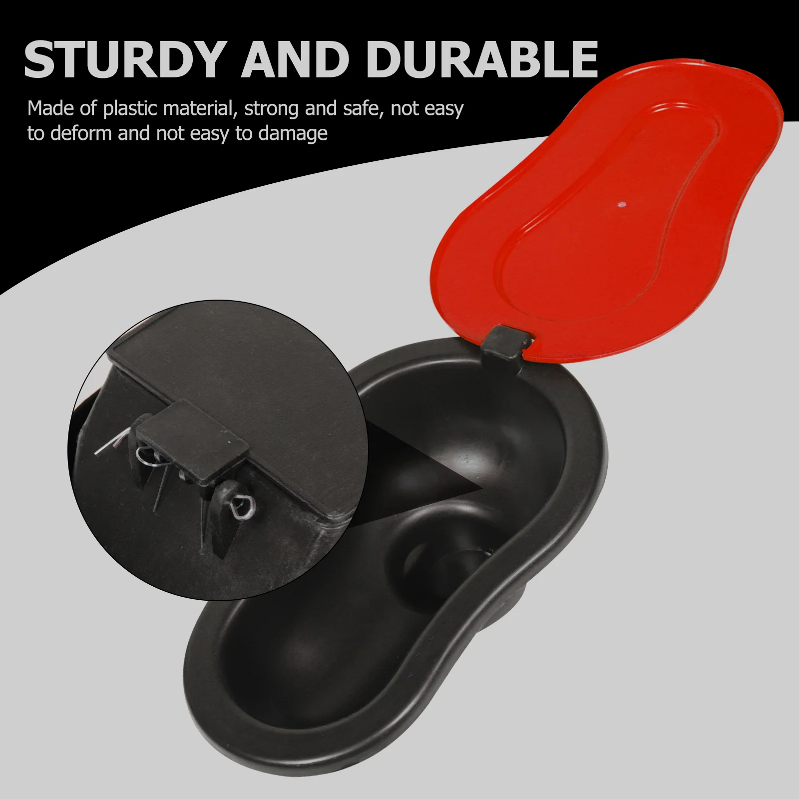 Temporary Squatting Toilet Portable Toilets Plastic Travel Camping Outdoor Work Squatting Toilet for Adults Leak Proof Odor