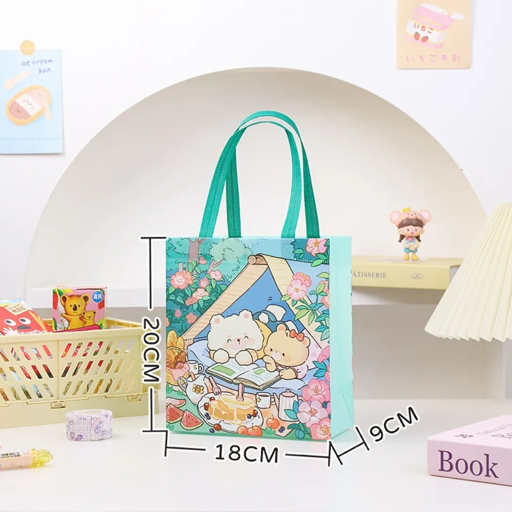 

2024 Non-woven Fabric Shopping Bag Large Capacity Casual Underarm Bag Waterproof Trendy Children Tote Bag Lady
