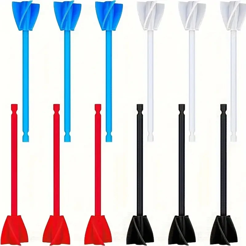 1/4Pcs Epoxy Agitator Accessories Reusable Paint Agitator Drill Bit Accessories Multi-Purpose Agitator Paddles