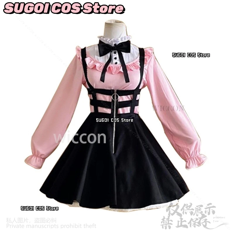 Mayuzumi Fuyuko تأثيري IDOLM @ STER ألوان لامعة أنيمي زي اليابانية الحلو جيراي كي الفتيات القوطية لوليتا JK قميص plaűеее