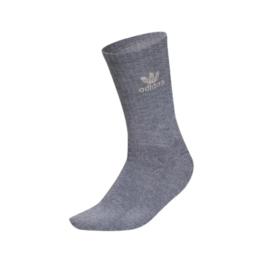 

adidas Originals 3-Pack Logo Comfortable, Breathable, Non-Slip Socks, Unisex, Khaki, Stylish and Versatile, IR3692