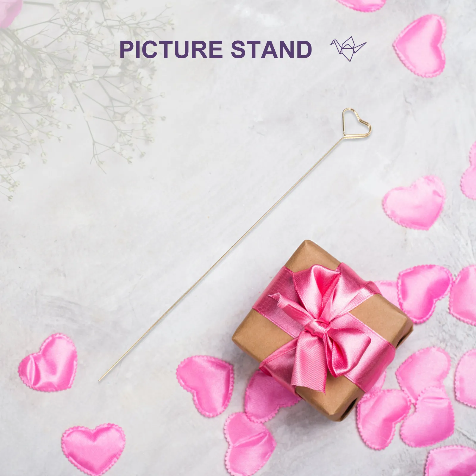 

10Pcs Plastic Heart Shape Clips Set Ideal for Card Decoration Note Holding Flower Bouquet Styling Teacher Gift Valentine's Day