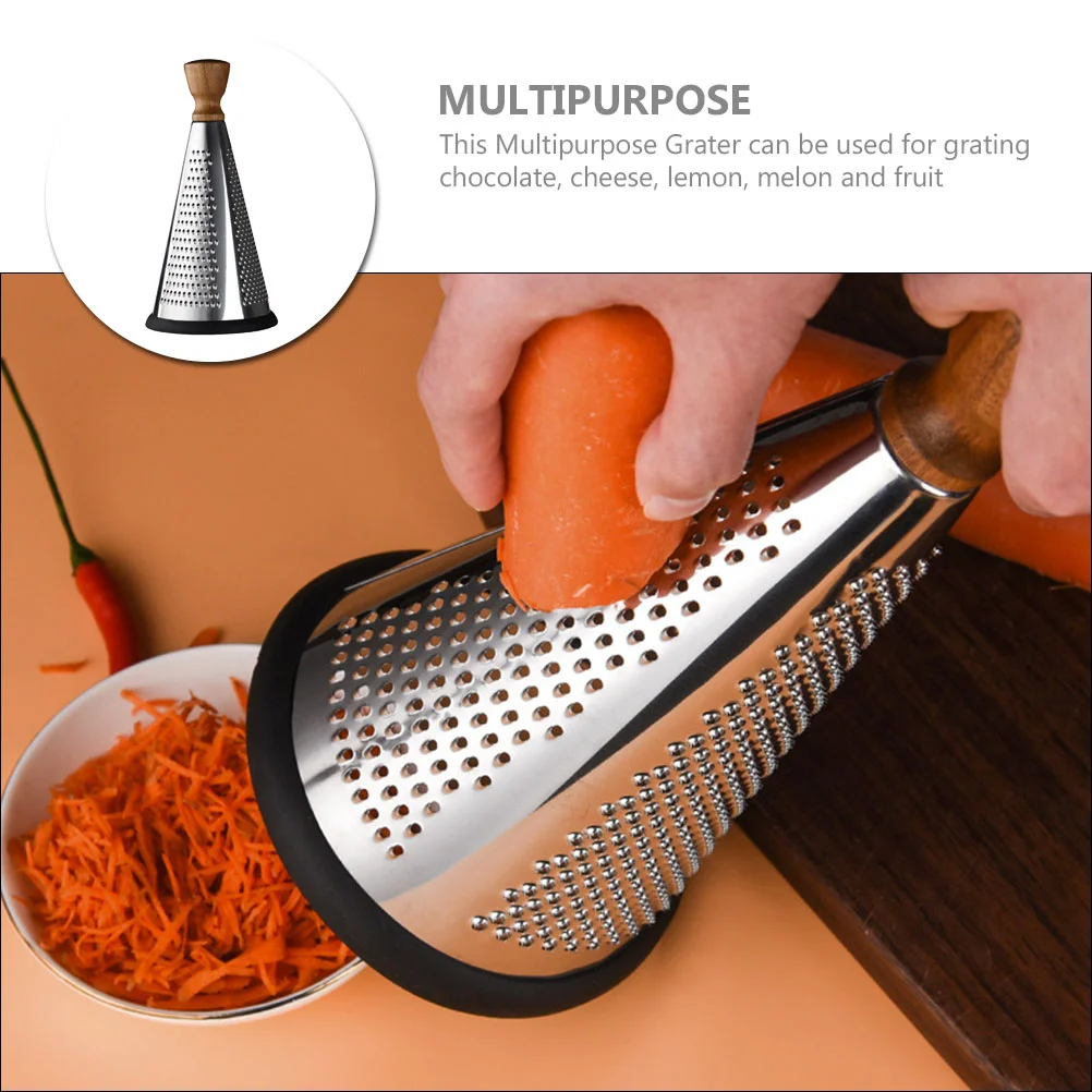 Cheese Vegetable Grater Cone Kitchen Accessory Metal Household Grating Tool Tools