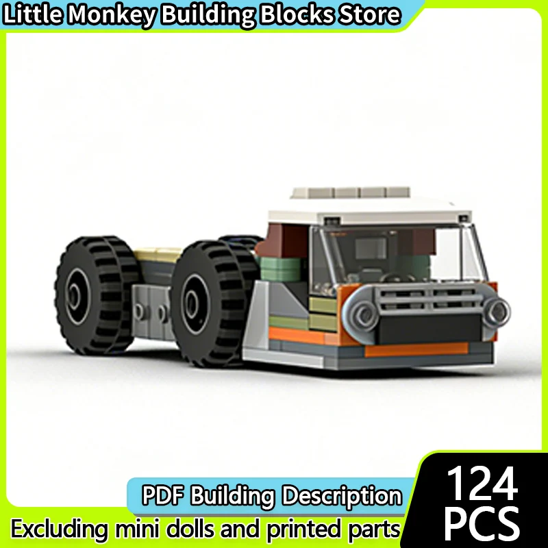 

Speed Racing Car Model MOC Building Bricks Classic Flat Low Truck Modular Technology Children Holiday Gifts Assemble Toys Suit