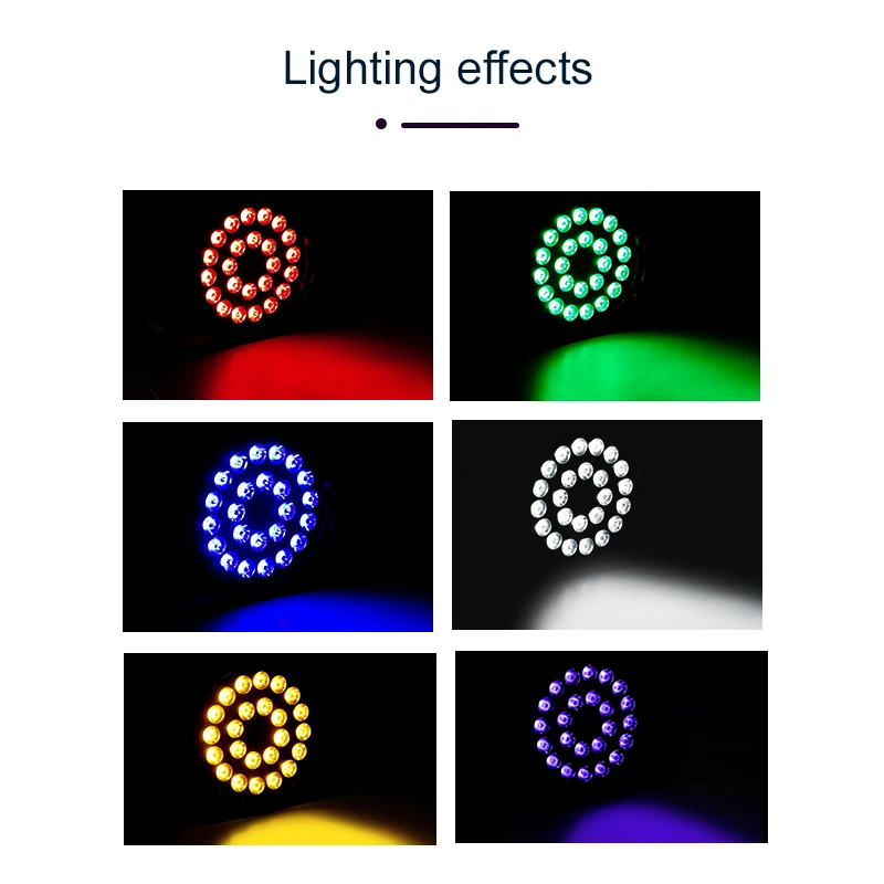 24x12 واط RGBW/24x18 واط RGBWA + UV 6 في 1 LED الاسمية ضوء الألومنيوم ضوء المرحلة DMX512 التحكم DJ ديسكو أضواء الزفاف المرحلة الإضاءة