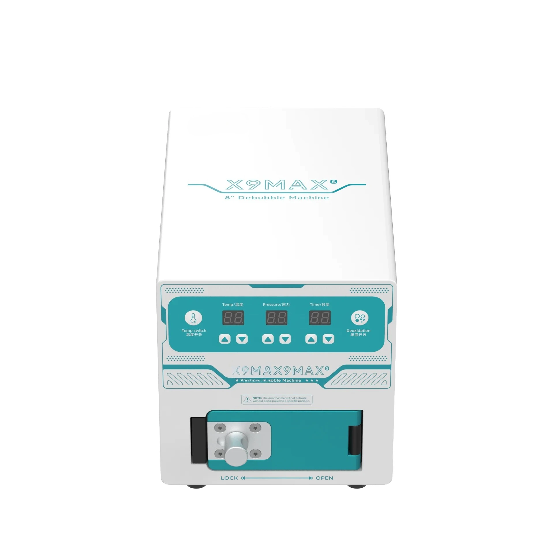 X9MAX-S 8 Inch Screen Defoamer 450W Built-in Vacuum Pump No Need External Compressor 220V/110V