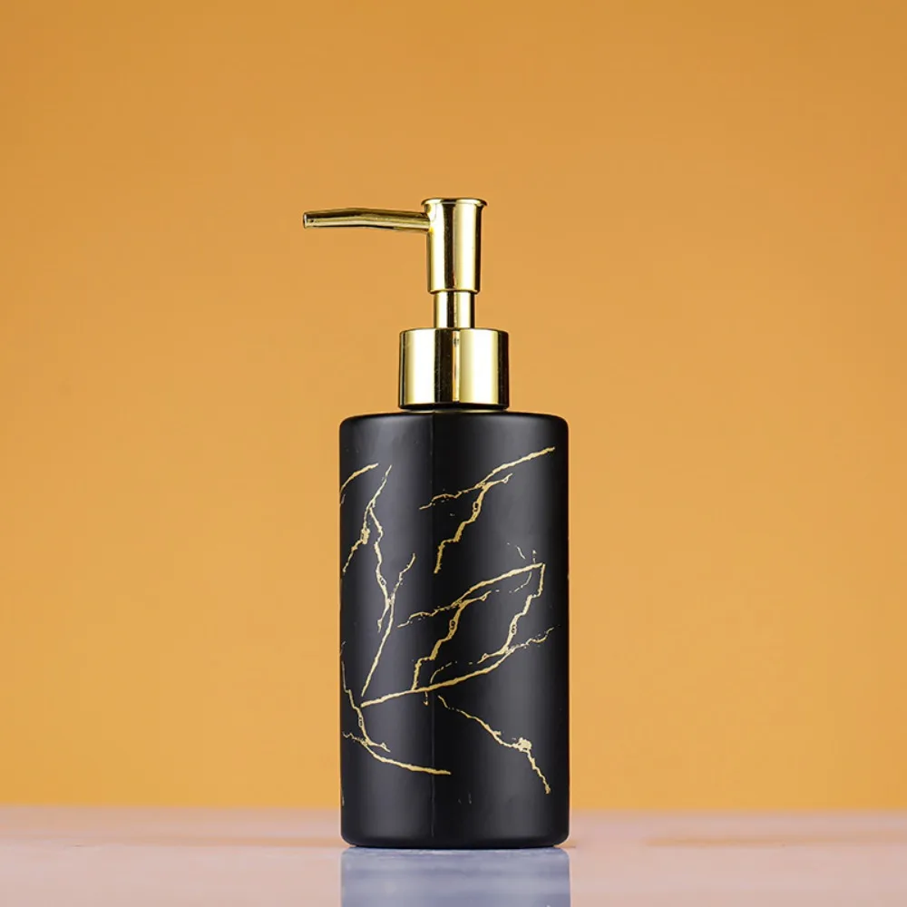 

Высококачественные дозаторы для мраморного мыла, 320 мл, многоразовая бутылка для эмульсии, пресс-тип, стеклянное дезинфицирующее средство, пустая бутылка для отеля