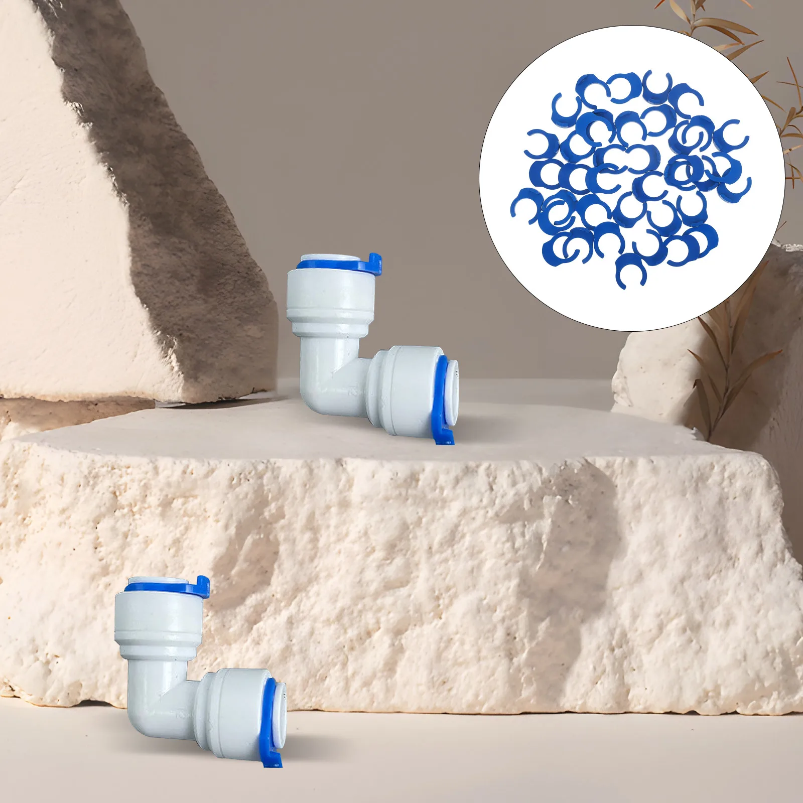 

50Pcs Quick Connect Fittings for Water Purifiers Multi-Use Locking Clips for Pe Pipes Convenient Installation Clip