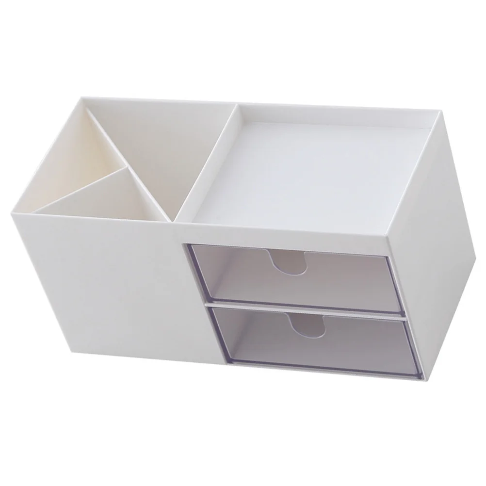 

Desktop Makeup ganizer Storage Box for Home Office Multi function Jewelry Holder Skincare Accessory Durable Plastic