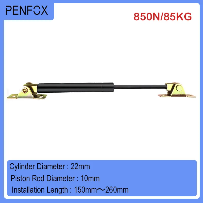 

1 PC 150mm-260mm 85kgs/850N Universal Strut Bars Gas Spring Shock Absorber Hydraulic Lift Support Strut Bar RV Bed Car Machine