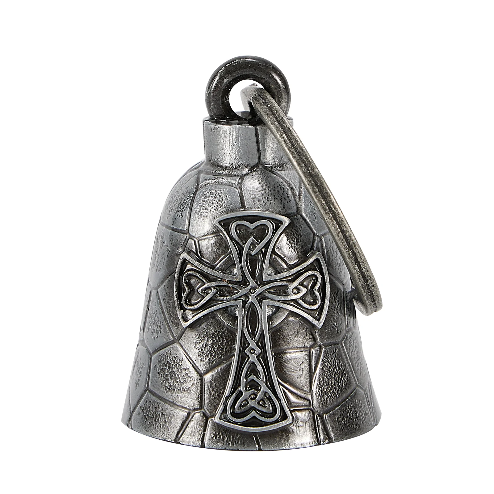 

3D-колокольчик для мотоцикла в виде кельтского креста, ангел-хранитель от сглаза, колокольчик для байкеров, для мужчин и женщин, подарок на удачу