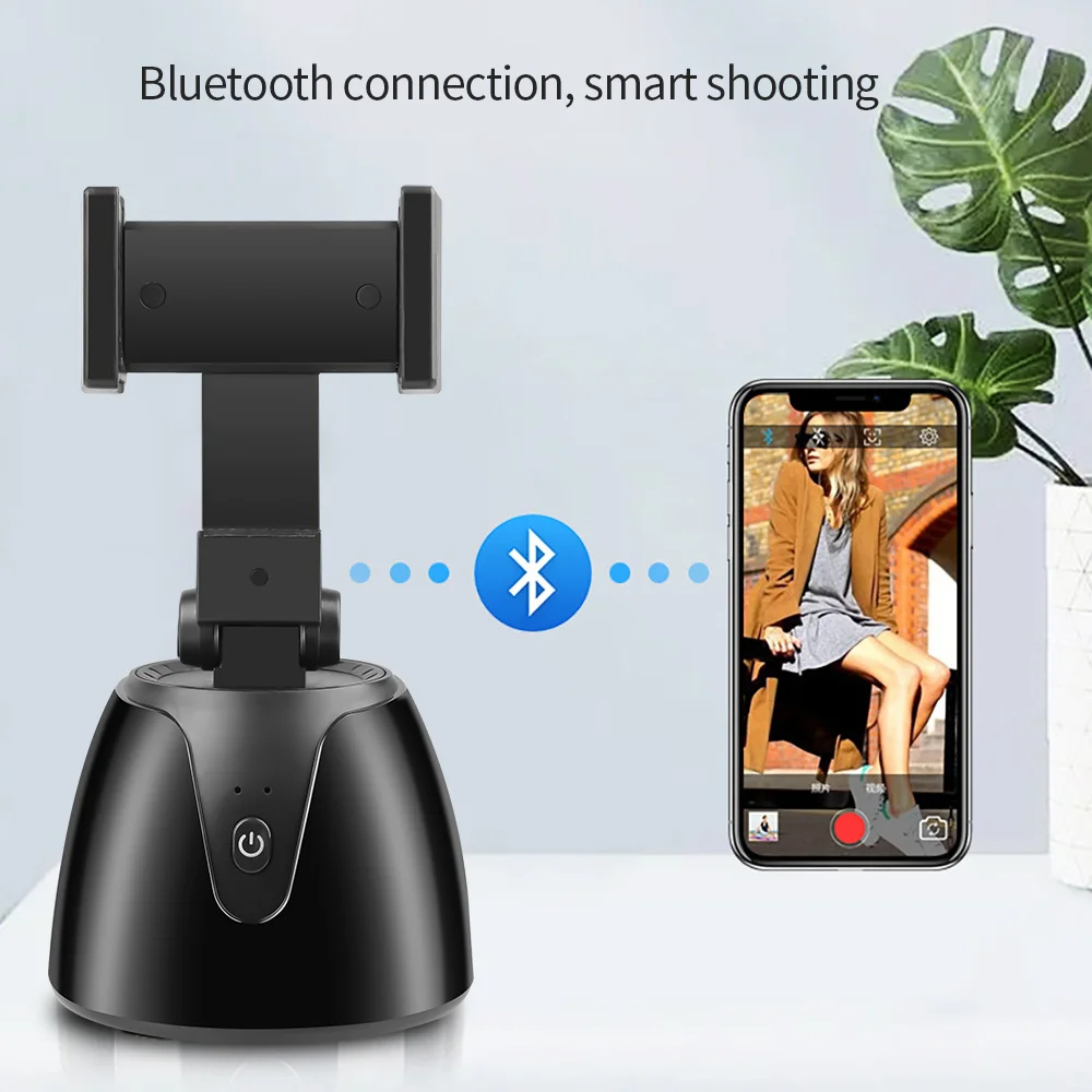 Auto Face Tracking Camera stabilizzatore cardanico Smart Shooting Holder 360 rotazione treppiede Selfie Stick per Live Vlog registrazione Video